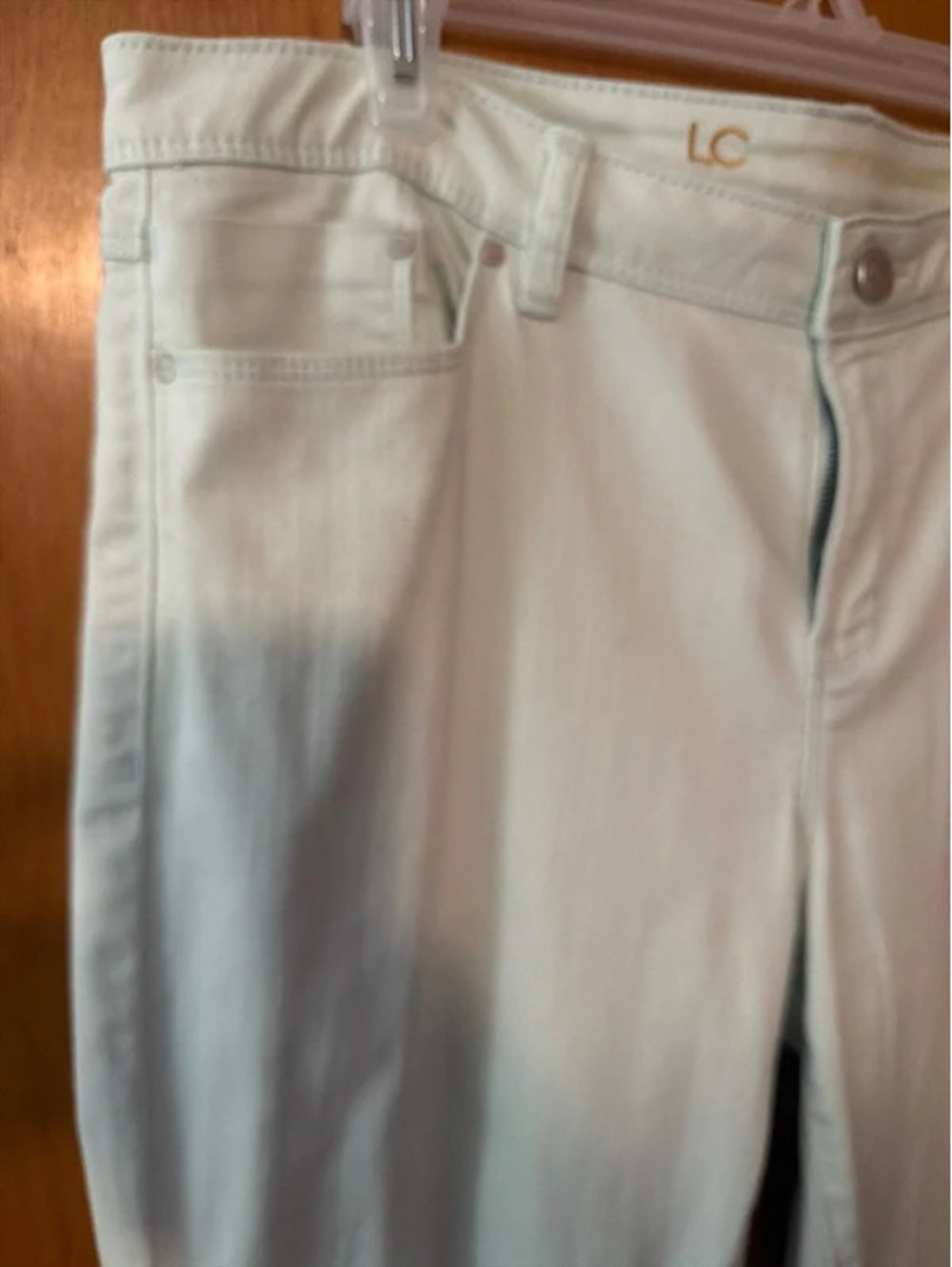 LC Lauren Conrad Women’s Size 16 Light Mint Green Skinny Jeans - Picture 3 of 8